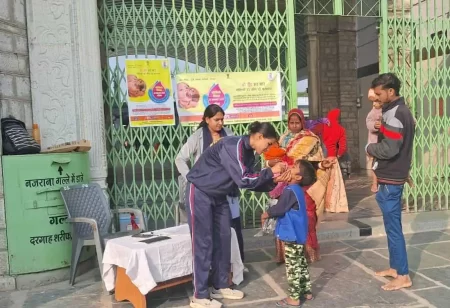 आरएनटी कॉलेज के एनसीसी व एनएसएस स्वयंसेवकों ने पल्स पोलियो अभियान में दिया सहयोग