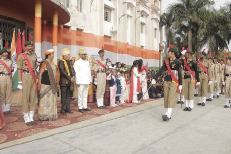 आर.एन.टी. कॉलेज, कपासन में धूमधाम से मनाया गया 77वाँ गणतंत्र दिवस समारोह